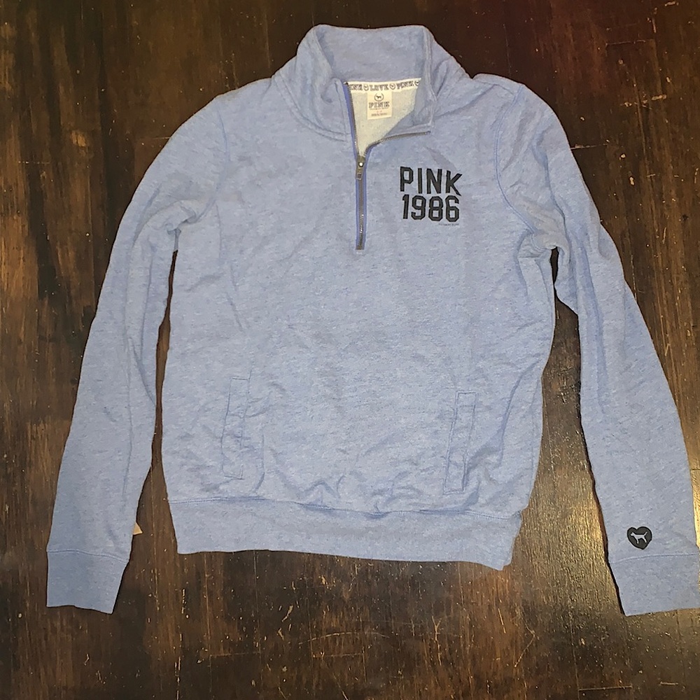 pink victoria’s secret sweatshirt